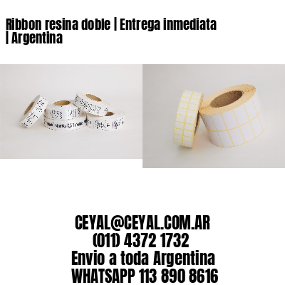 Ribbon resina doble | Entrega inmediata | Argentina