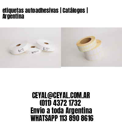 etiquetas autoadhesivas | Catálogos | Argentina