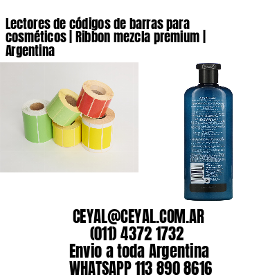 Lectores de códigos de barras para cosméticos | Ribbon mezcla premium | Argentina