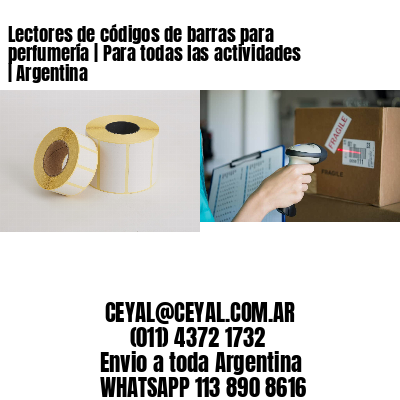 Lectores de códigos de barras para perfumería | Para todas las actividades | Argentina