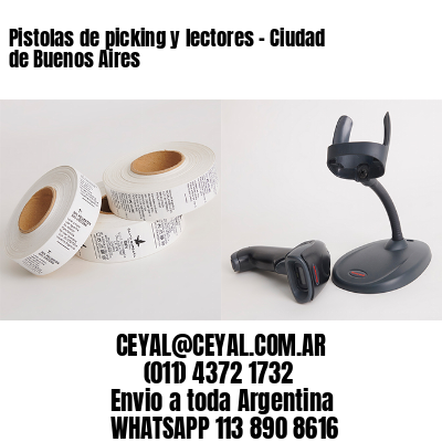 Pistolas de picking y lectores – Ciudad de Buenos Aires