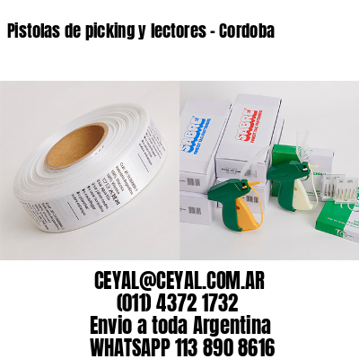 Pistolas de picking y lectores – Cordoba