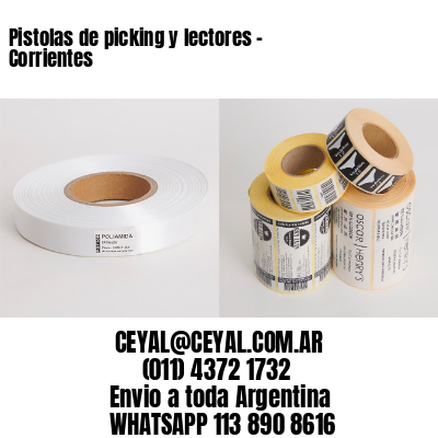 Pistolas de picking y lectores – Corrientes