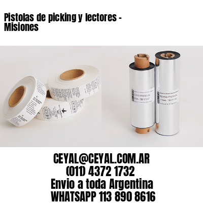 Pistolas de picking y lectores – Misiones