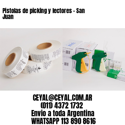 Pistolas de picking y lectores – San Juan