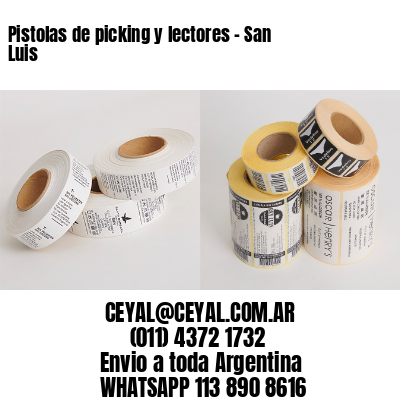 Pistolas de picking y lectores – San Luis