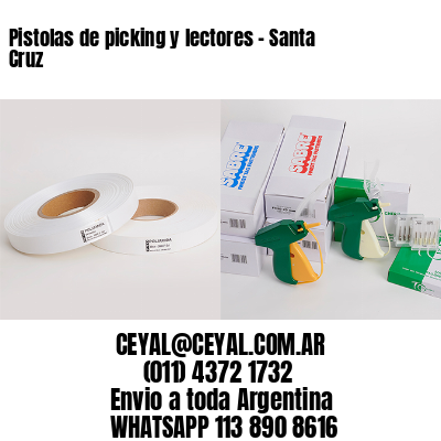 Pistolas de picking y lectores – Santa Cruz