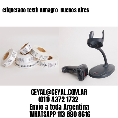 etiquetado textil Almagro  Buenos Aires