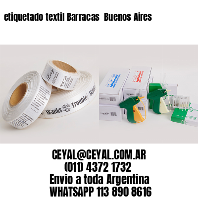 etiquetado textil Barracas  Buenos Aires