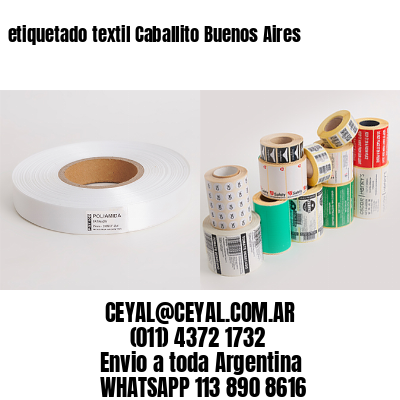 etiquetado textil Caballito Buenos Aires