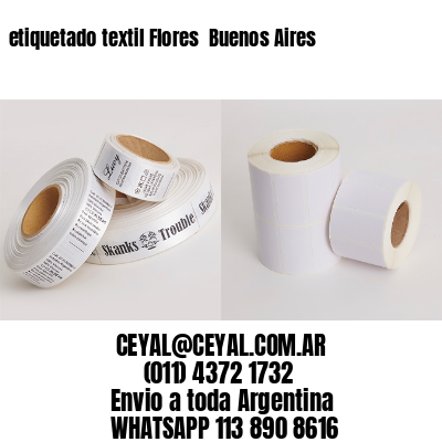 etiquetado textil Flores  Buenos Aires