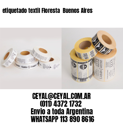etiquetado textil Floresta  Buenos Aires