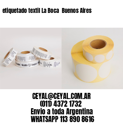 etiquetado textil La Boca  Buenos Aires