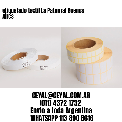 etiquetado textil La Paternal Buenos Aires
