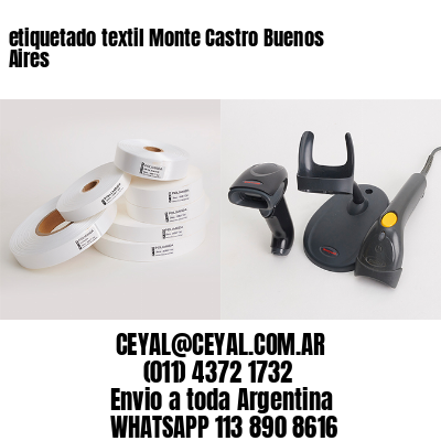 etiquetado textil Monte Castro Buenos Aires