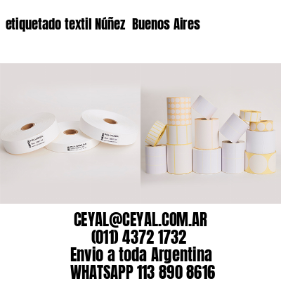 etiquetado textil Núñez  Buenos Aires