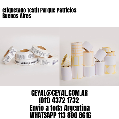 etiquetado textil Parque Patricios  Buenos Aires