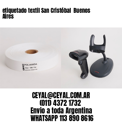etiquetado textil San Cristóbal  Buenos Aires