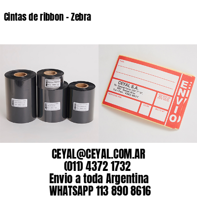 Cintas de ribbon – Zebra