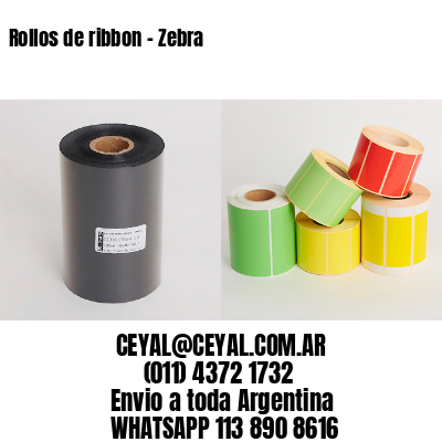 Rollos de ribbon – Zebra