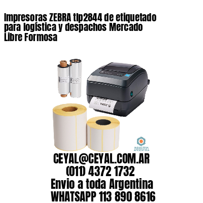 Impresoras ZEBRA tlp2844 de etiquetado para logística y despachos Mercado Libre Formosa