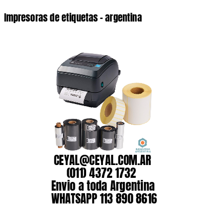 Impresoras de etiquetas – argentina