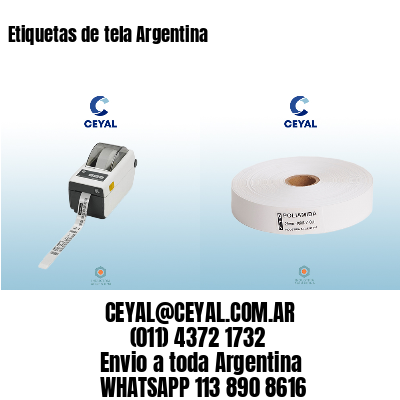 Etiquetas de tela Argentina
