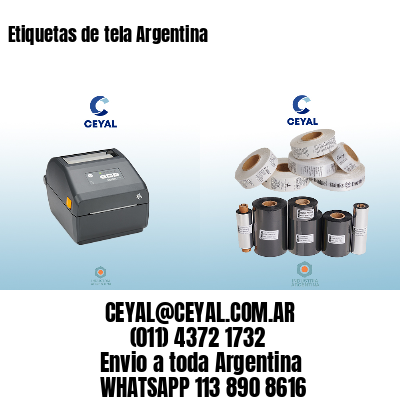Etiquetas de tela Argentina