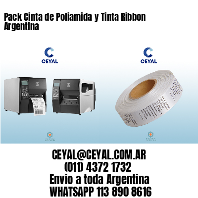 Pack Cinta de Poliamida y Tinta Ribbon Argentina