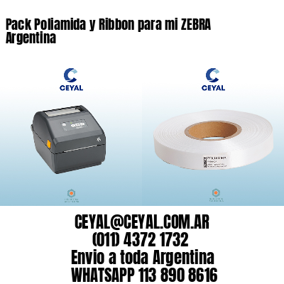 Pack Poliamida y Ribbon para mi ZEBRA Argentina