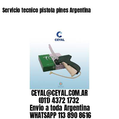Servicio tecnico pistola pines Argentina