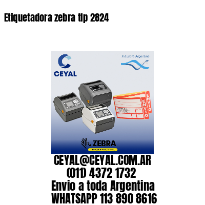 Etiquetadora zebra tlp 2824