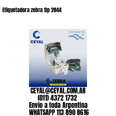 Etiquetadora zebra tlp 2844