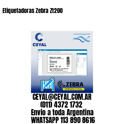 Etiquetadoras Zebra Zt200