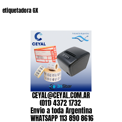 etiquetadora GX