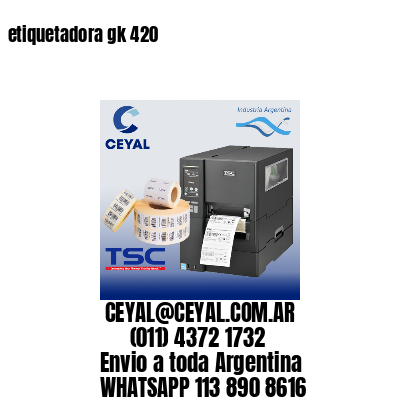 etiquetadora gk 420