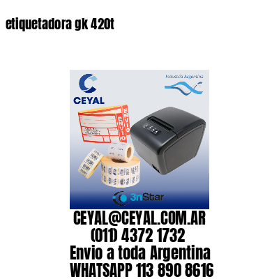 etiquetadora gk 420t
