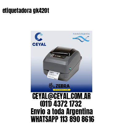 etiquetadora gk420t