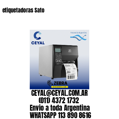 etiquetadoras Sato