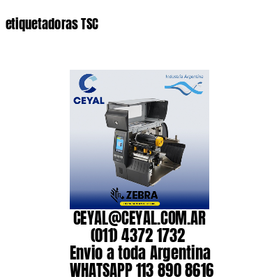 etiquetadoras TSC