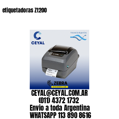 etiquetadoras Zt200