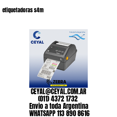 etiquetadoras s4m