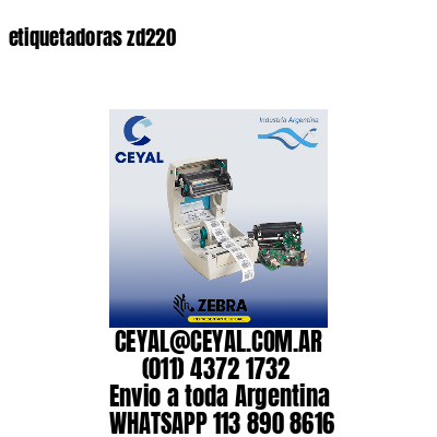 etiquetadoras zd220