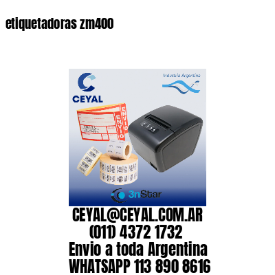 etiquetadoras zm400