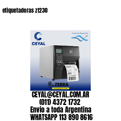 etiquetadoras zt230