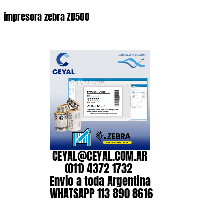 impresora zebra ZD500