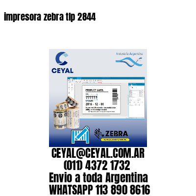 impresora zebra tlp 2844