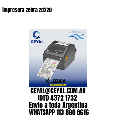impresora zebra zd220
