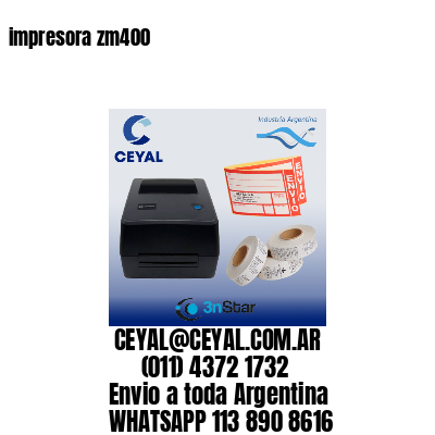 impresora zm400