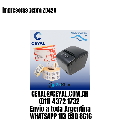 impresoras zebra ZD420